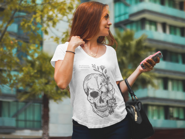 Artistic Skull Shirt (Women) - Image 3