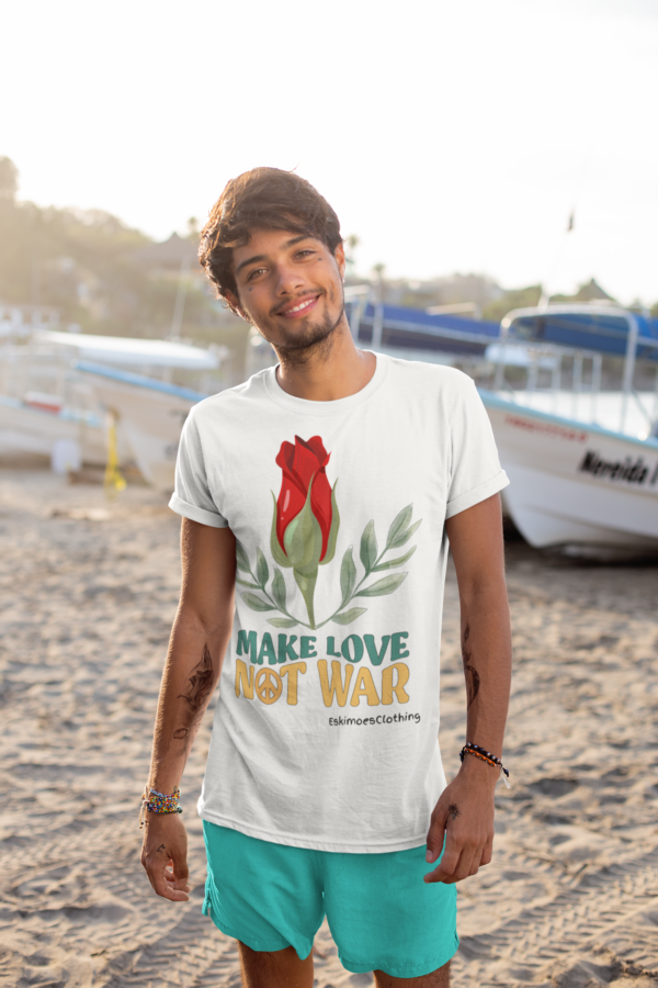 Artistic Make Love Not War Shirt (Men)