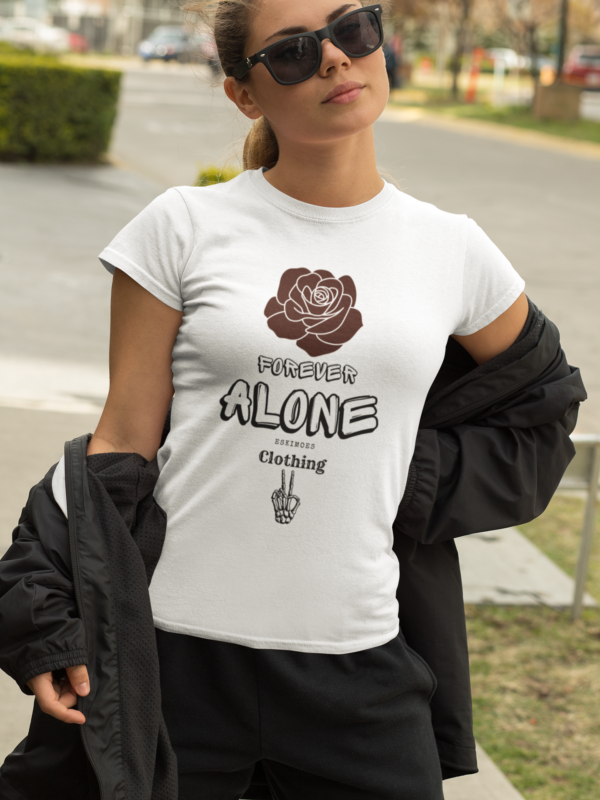 Artistic Forever Alone Shirt (Women) - Image 8