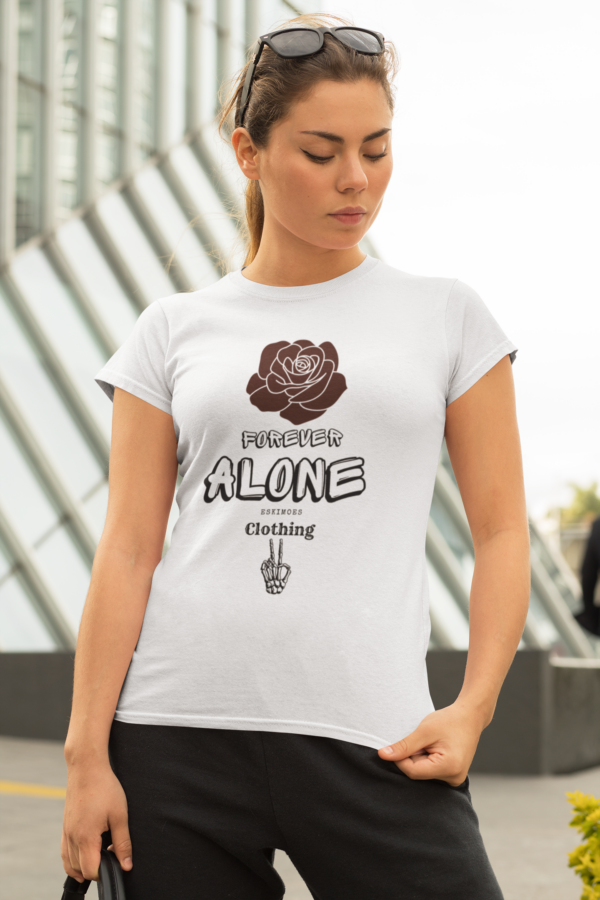 Artistic Forever Alone Shirt (Women) - Image 7