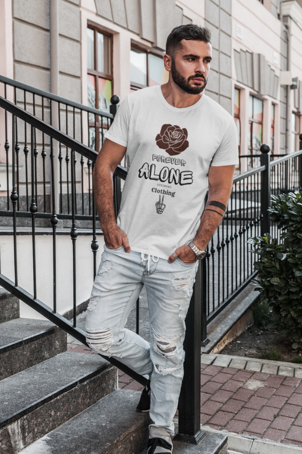 Artistic Forever Alone Shirt (Men) - Image 7