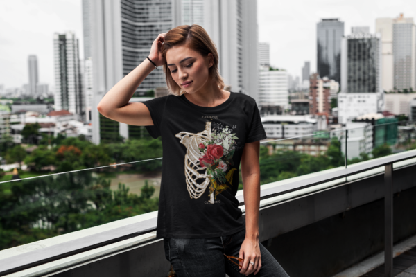 Artistic Skull Torso Shirt (Women) - Image 4